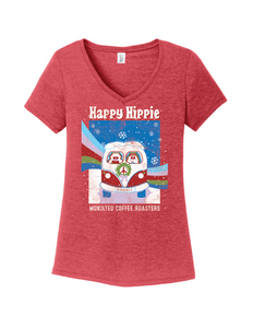 Women's Happy Hippie Christmas Blend T-Shirt